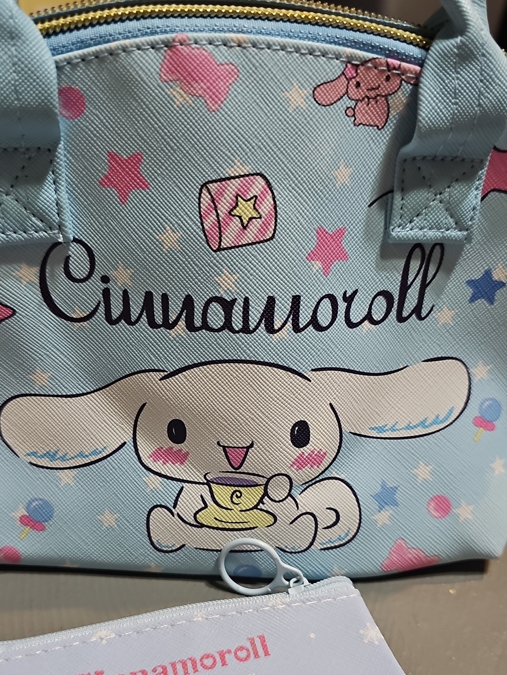 Sanrio Cinnamoroll Satchel & Matching Wallet Coin Purse Set Kawaii Cute - Picture 2 of 10